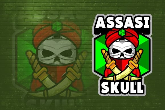 Assassin Desert E-Sport Logo for Your Gaming Brand