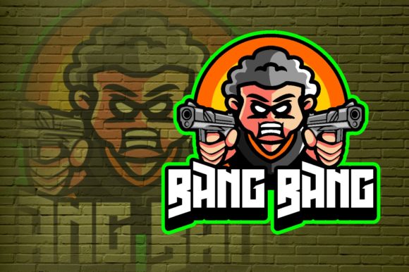 Bang Bang E-Sport Logo Graphic: A Practical Asset for Gaming Identity