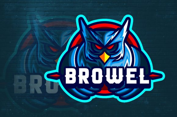 Bro Owl E-Sport Logo for Your Gaming Brand