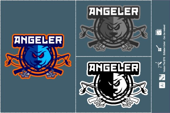 Crafting Your Gaming Identity: The Bear Angler Esport Logo
