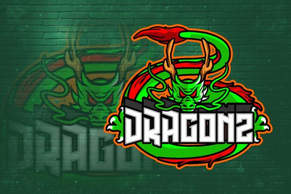Dragon E-Sport Logo Graphic: A Versatile and High-Quality Design for Your Gaming Brand