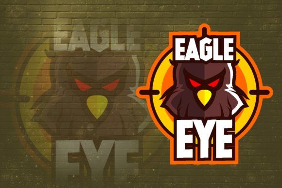 Elevate Your Gaming Brand with the Eagle Eye E-Sport Logo Graphic