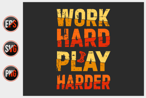 Embrace the Gamer Lifestyle with Work Hard Play Harder T-Shirts