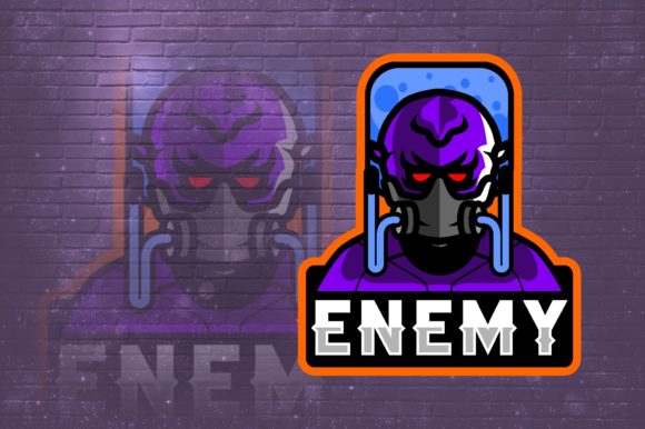 Enemy E-Sport Logo Graphic: A Perfect Fit for Your Gaming Team and Brand