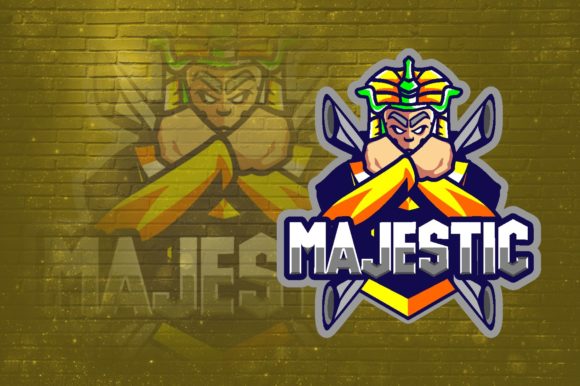 Majestic E-Sport Logo Graphic: Your Brand’s Digital Crown