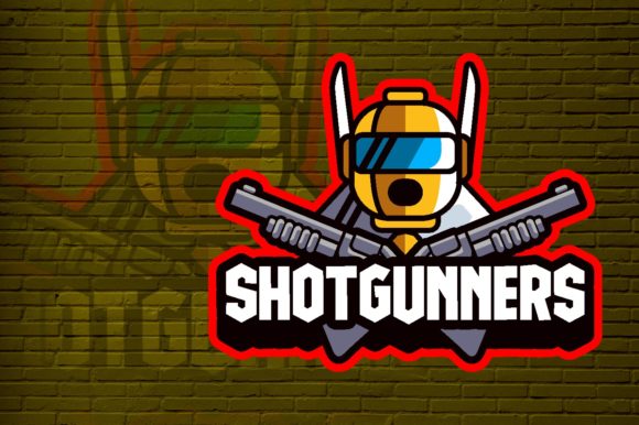 Shoot Gunners: The Professional E-Sport Logo Graphic for Modern Teams