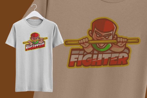 The Fighter Esport Logo Graphic: A Foundation for Gaming Brand Identity