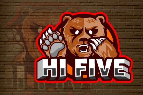 The Hi Five E-Sport Logo Graphic: A Foundation for Your Brand's Identity