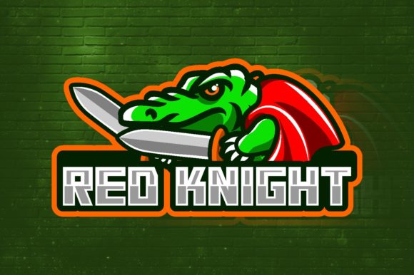 The Red Knight E-Sport Logo Graphic: Your Foundation for Gaming Identity