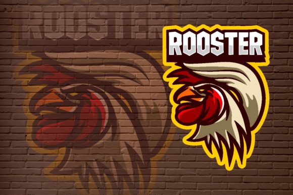 The Red Rooster Esport Logo: A Ready-Made Graphic Asset