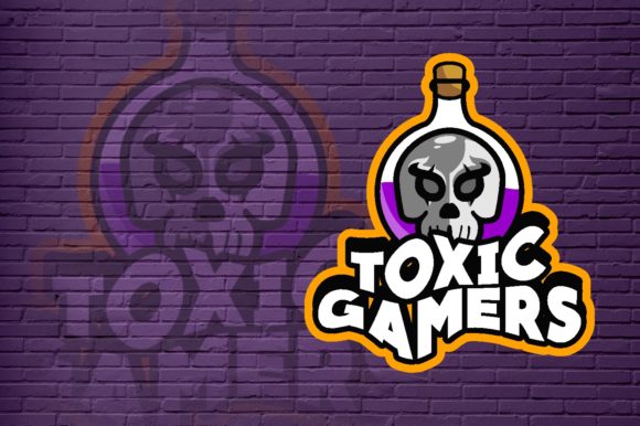 The Toxic Gamer E-Sport Logo Graphic: A Professional Asset Evaluation