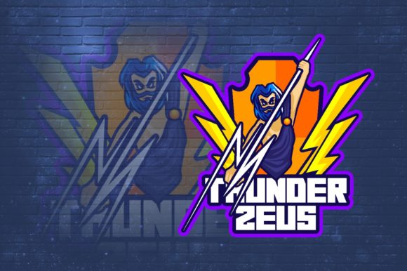 Thunder Zeus: An Epic Logo for Your Gaming Identity