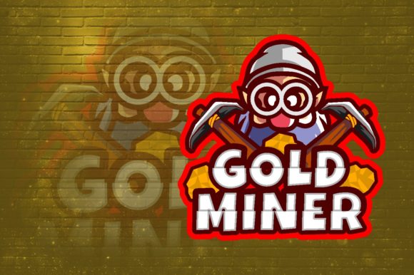 Understanding the Gold Miner E-Sport Logo Graphic as a Branding Asset