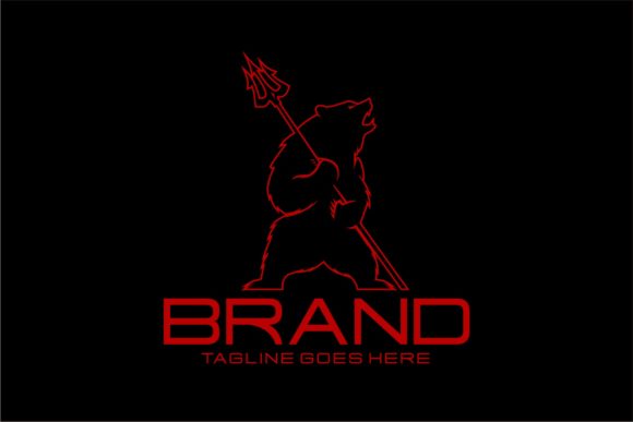 Unleash Your Brand's Potential with the Prestigious Bear and Trident Logo